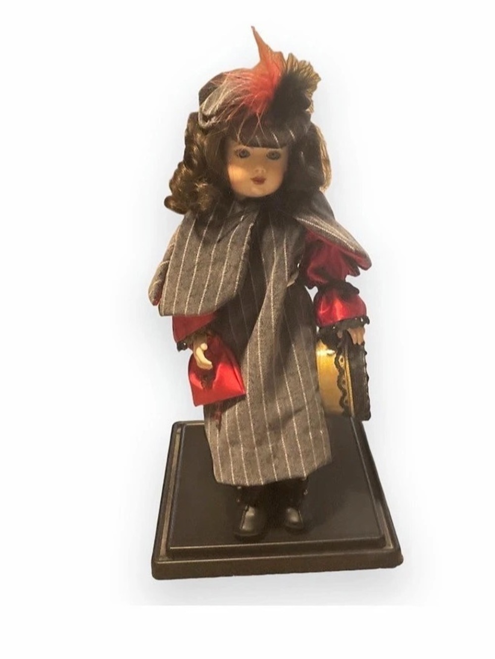 Theater Figurine in Black & Red Like New